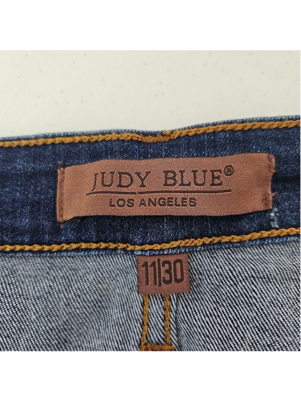 Judy Blue Blue Skinny Fit Capri Jeans 30 Dark Wash Stretchy - Picture 6 of 15
